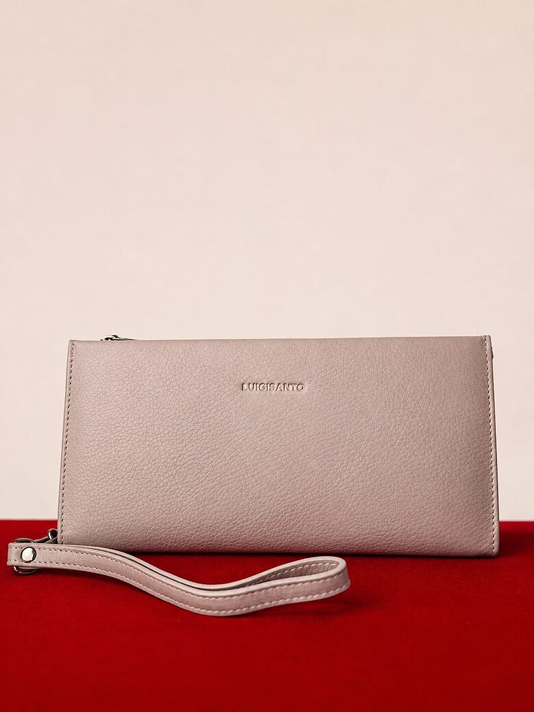 Soft Genuine Leather Wallet-Clutch with RFID Protection