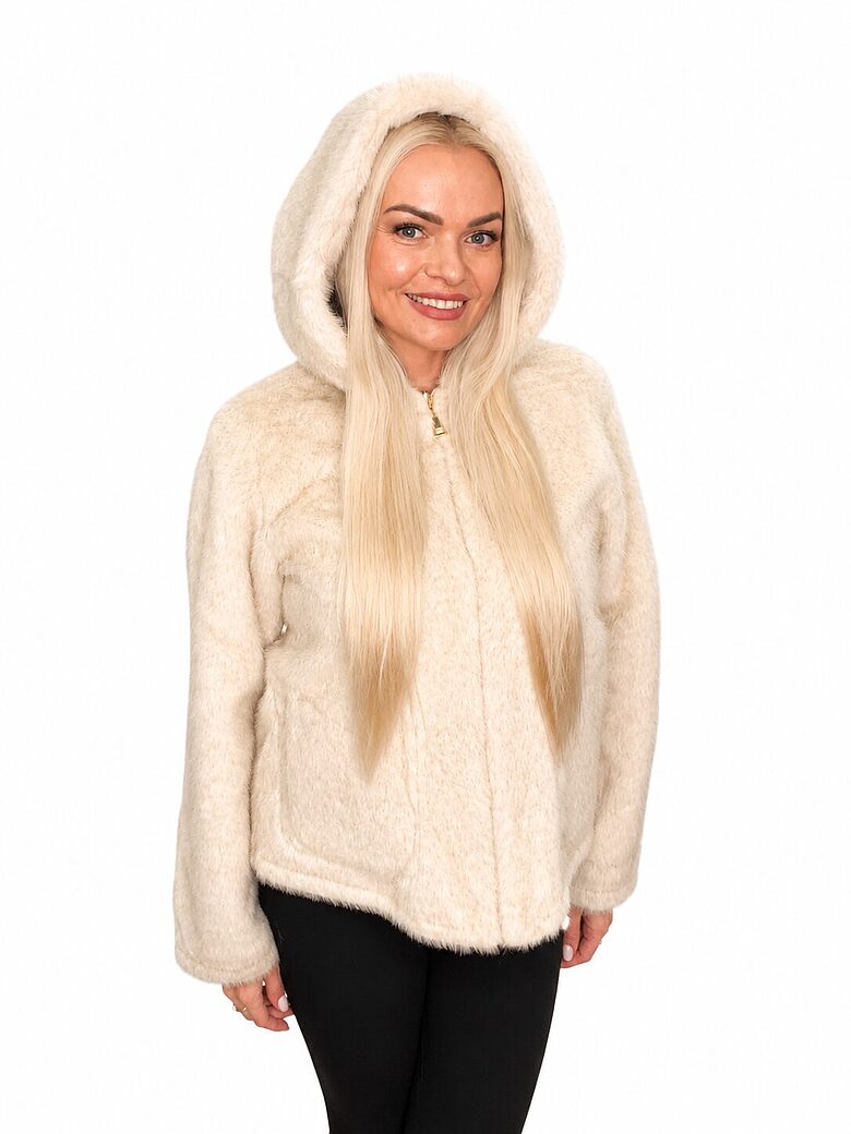 Reversible Eco-Fur Bomber Jacket