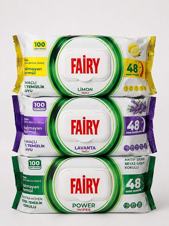 FAIRY drėgnos namų valymo servetėlės